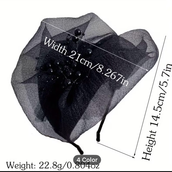 Elegant Purple Fascinator Hat for Women - Picture 3 of 3